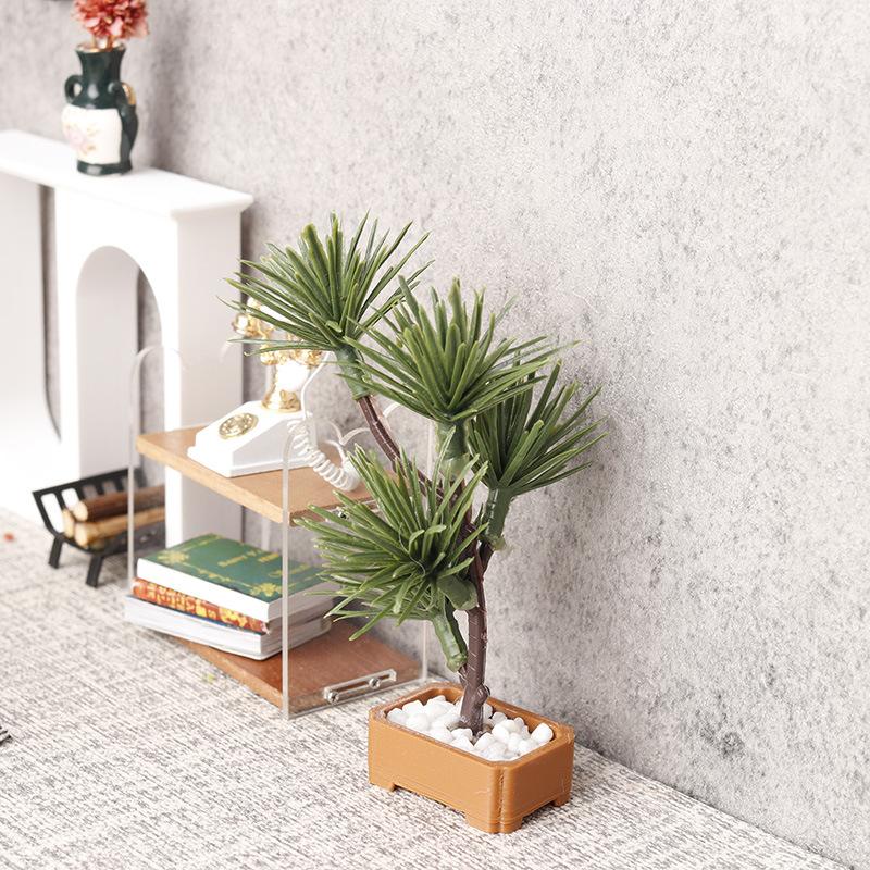 Bonsai Garden Plants - 1 pièce Ornement de jardin micro-paysager,