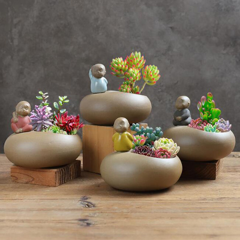 Bonsai Garden Art - Pot de fleurs de moine en