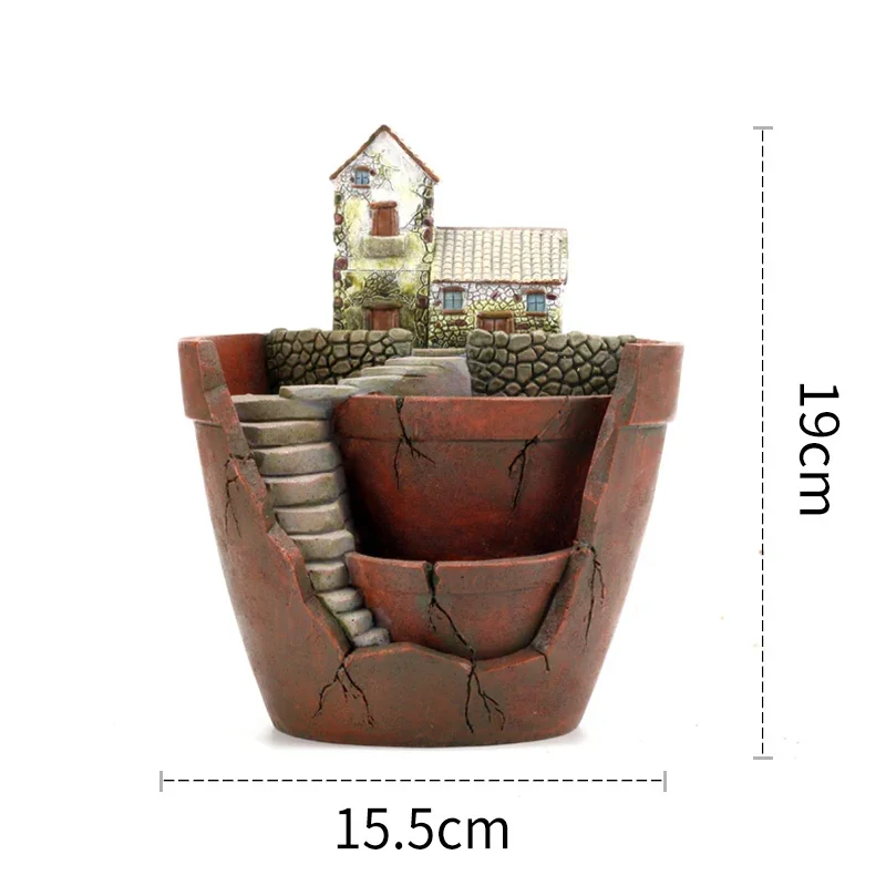Pot de fleur de ferme rétro po - Bonsai Garden Plants avis et prix
