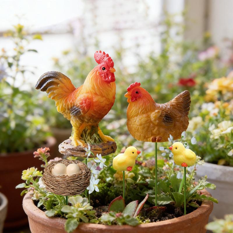 Lot de 4/5 mini figurines de p - Bonsai Garden For Desk avis et prix